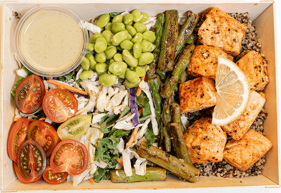 Salmon Quinoa Crunch Salad