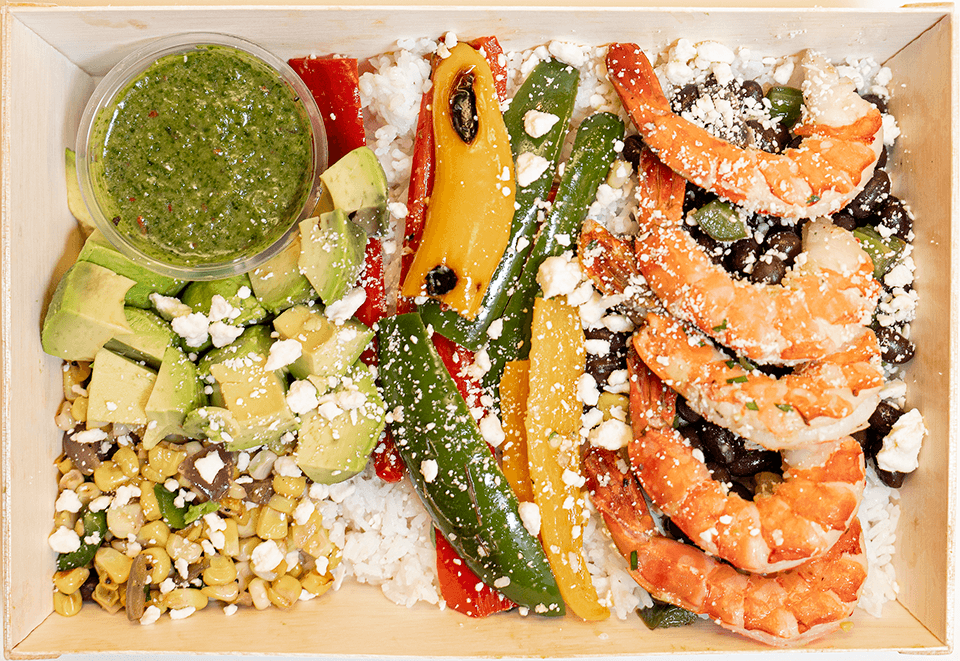 Chimichurri Shrimp Bowl