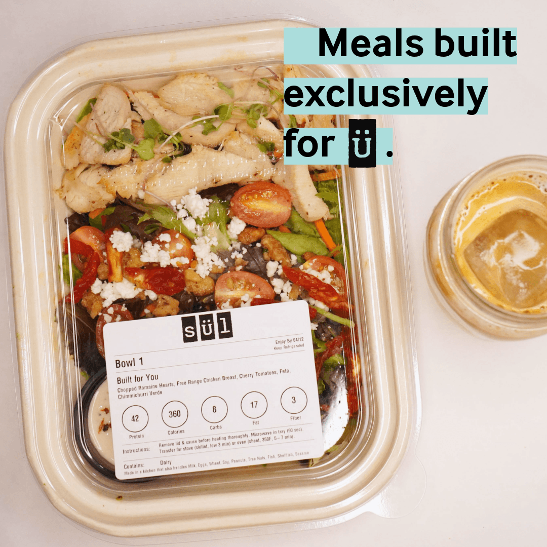 Meals built exclusively for you